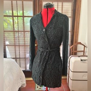 Zara dress button down looks like a wrap dress